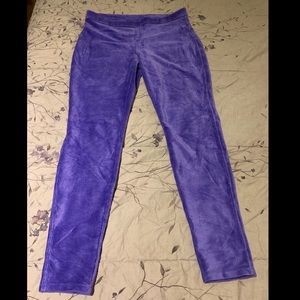 Purple corduroy tights / leggings by HUE